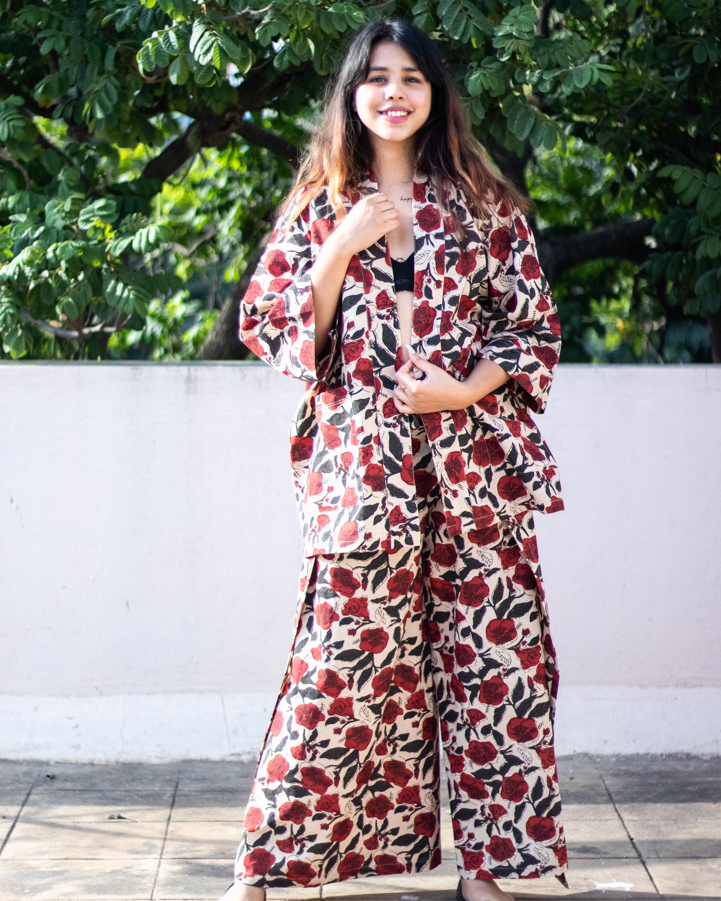 Khwabeeda - Wrap Around Pants Set