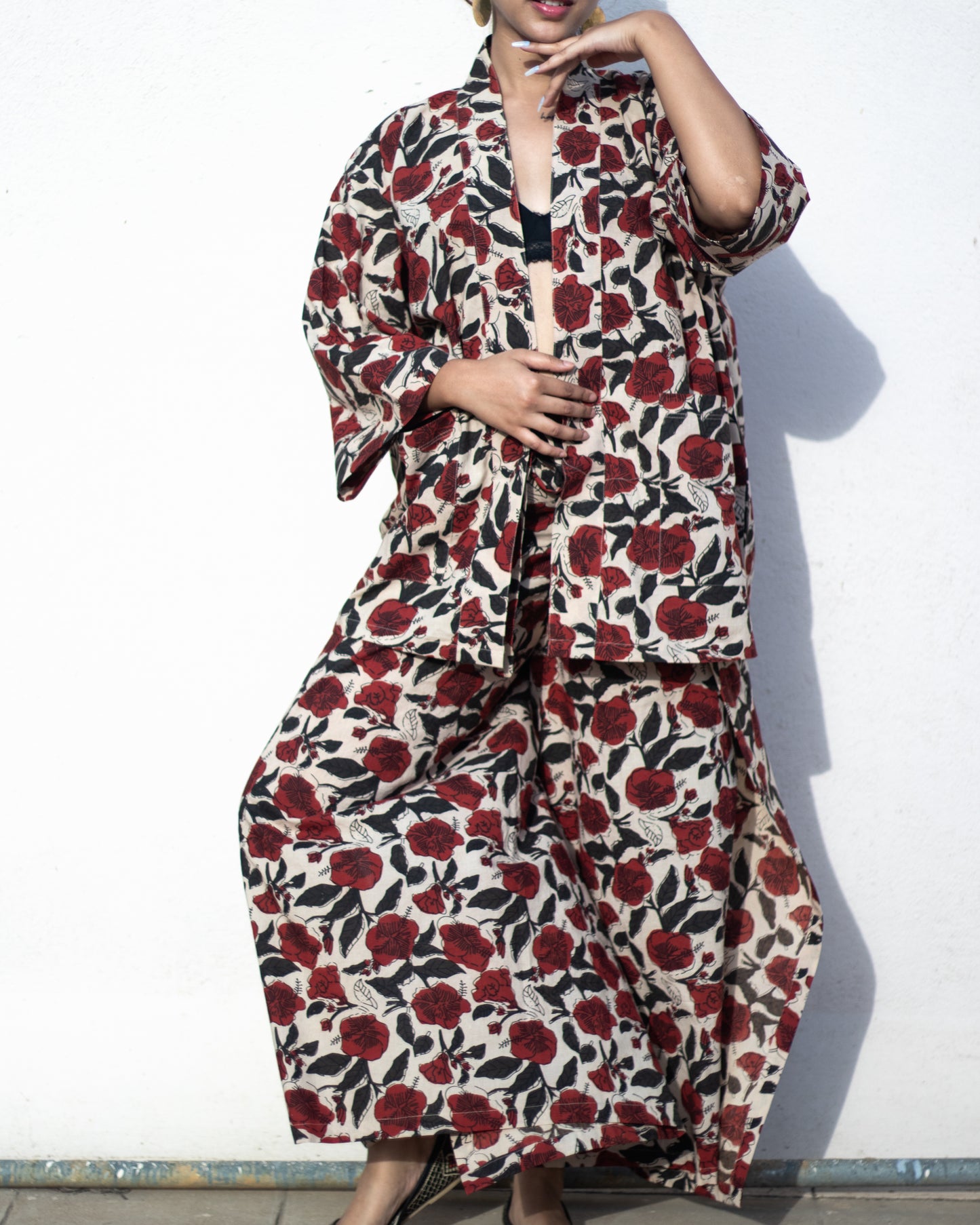 Khwabeeda - Wrap Around Pants Set