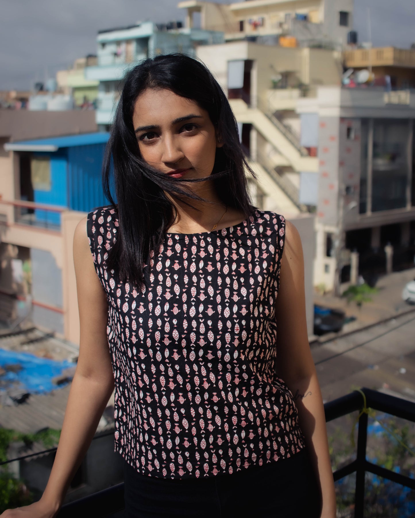 Raina - Boat Neck Top